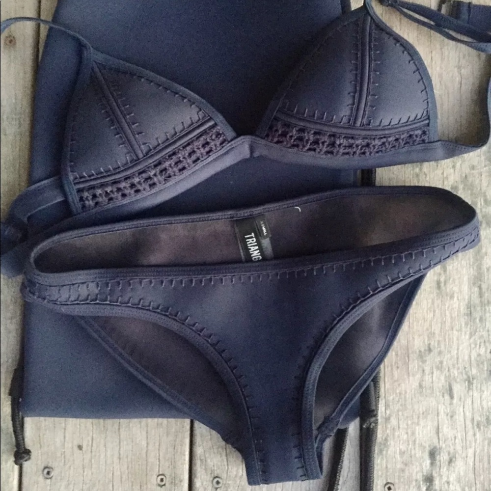 Navy TRIANGL bikini gigi moroccan midnight crochet